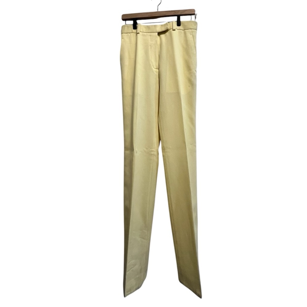 Calvin Klein 205W39 NYC Trousers Pale Yellow Size 2